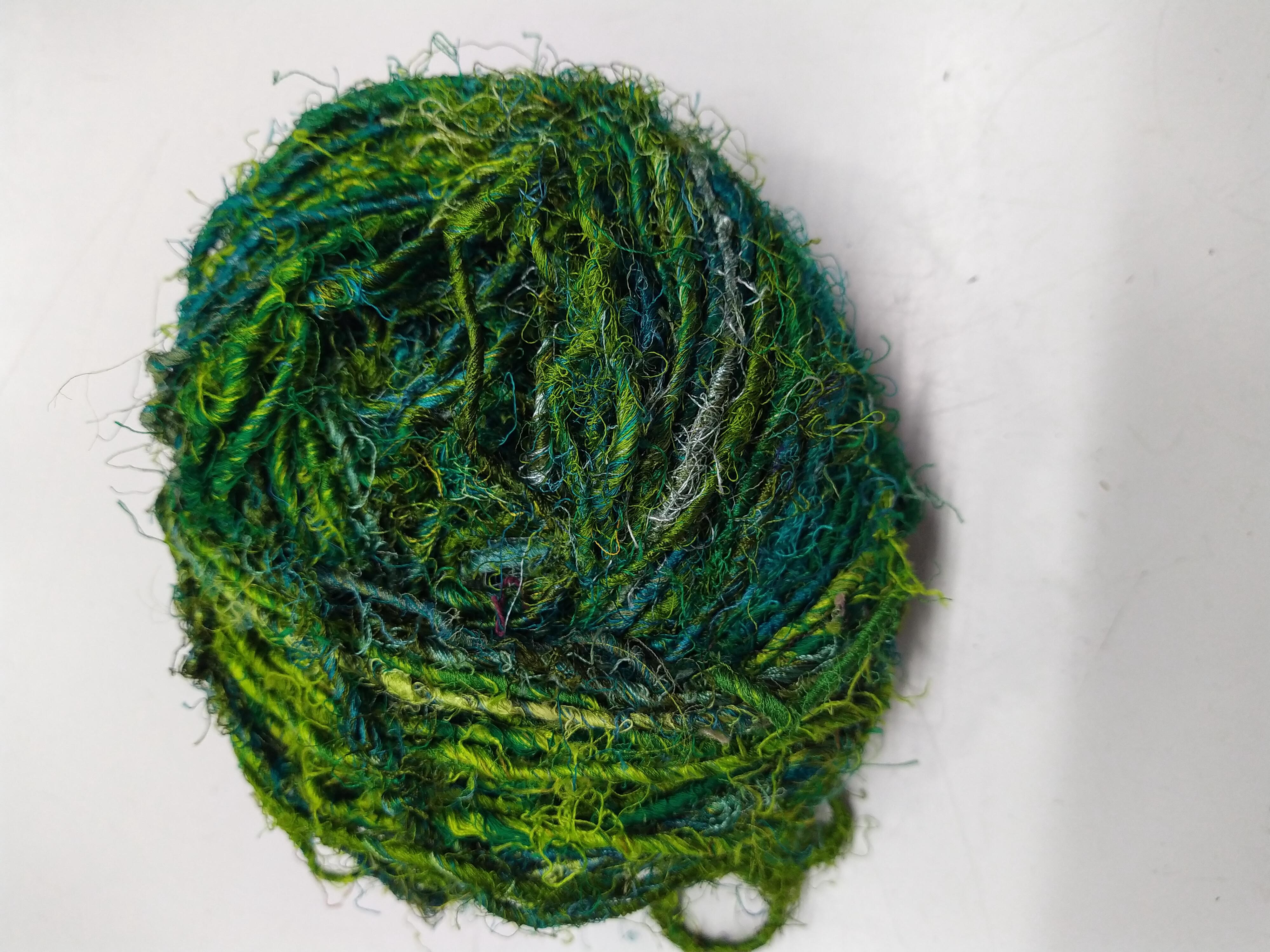 Recycled Banana Silk Hairy Yarn (23)